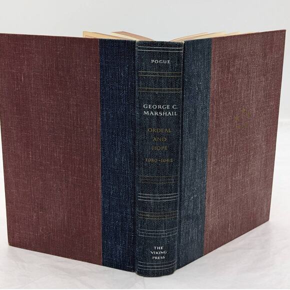 George C. Marshall Ordeal And Hope 1939-1942 WW2 Military Vintage Hardcover 1966 - Picture 1 of 16